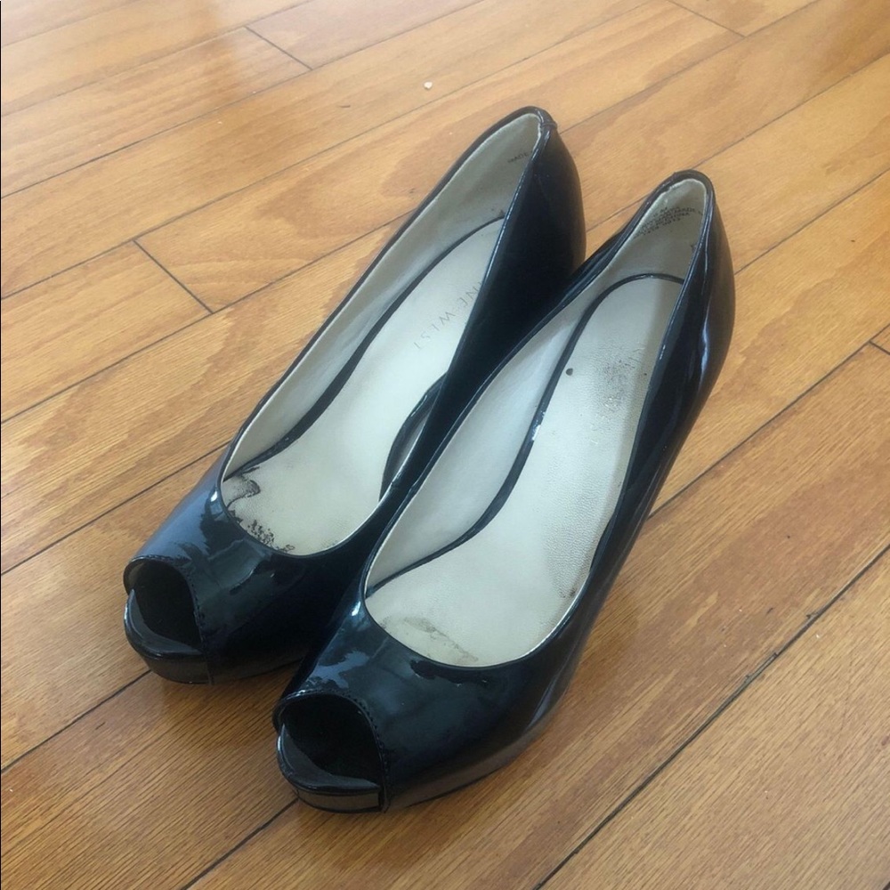 Nine West black heels. Size 6